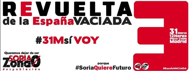 31-M. La manifestación de Soria Ya en Madrid